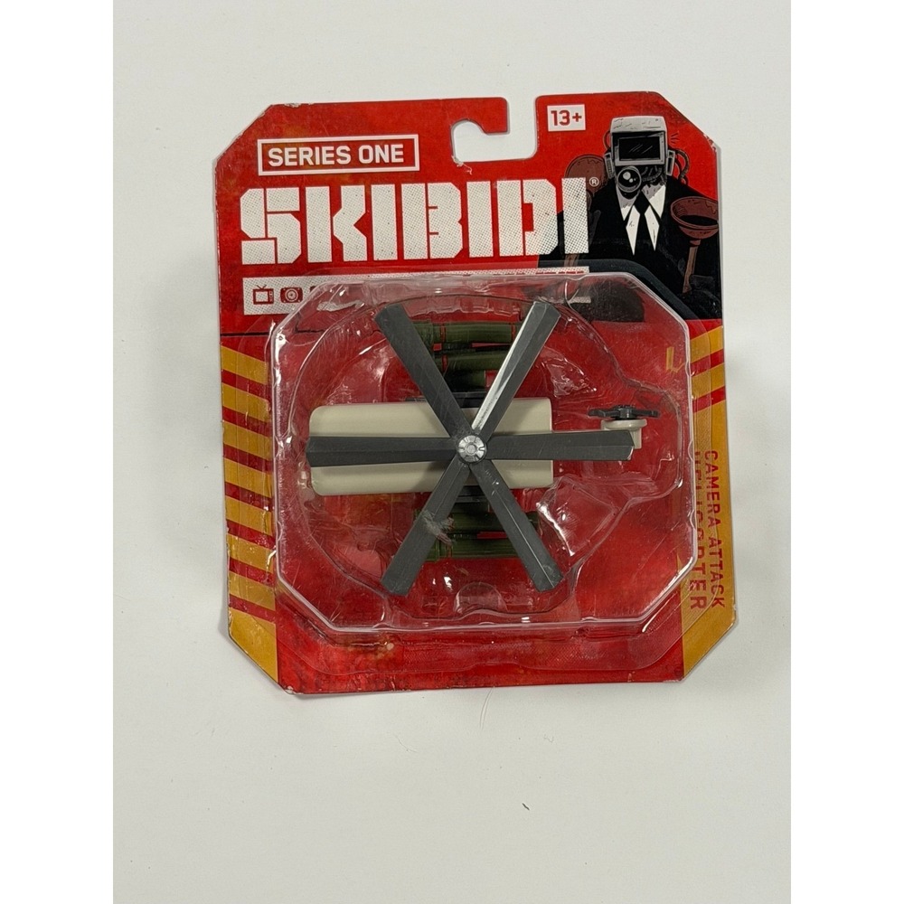 Bonkers Skibidi Toilet Camera Attack Helicopter 1:64 Scale